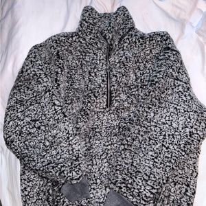 Sherpa cozy sweatshirt